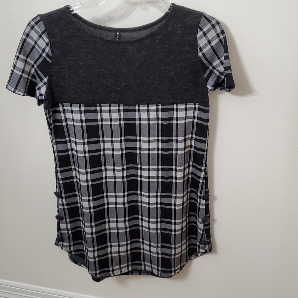 Plaid tunic